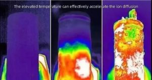 溫度升高可以有效地加速離子擴散。